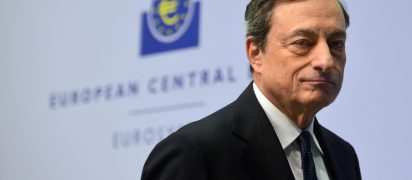 Mario Draghi Holds First Press Conference In New ECB Headquarters